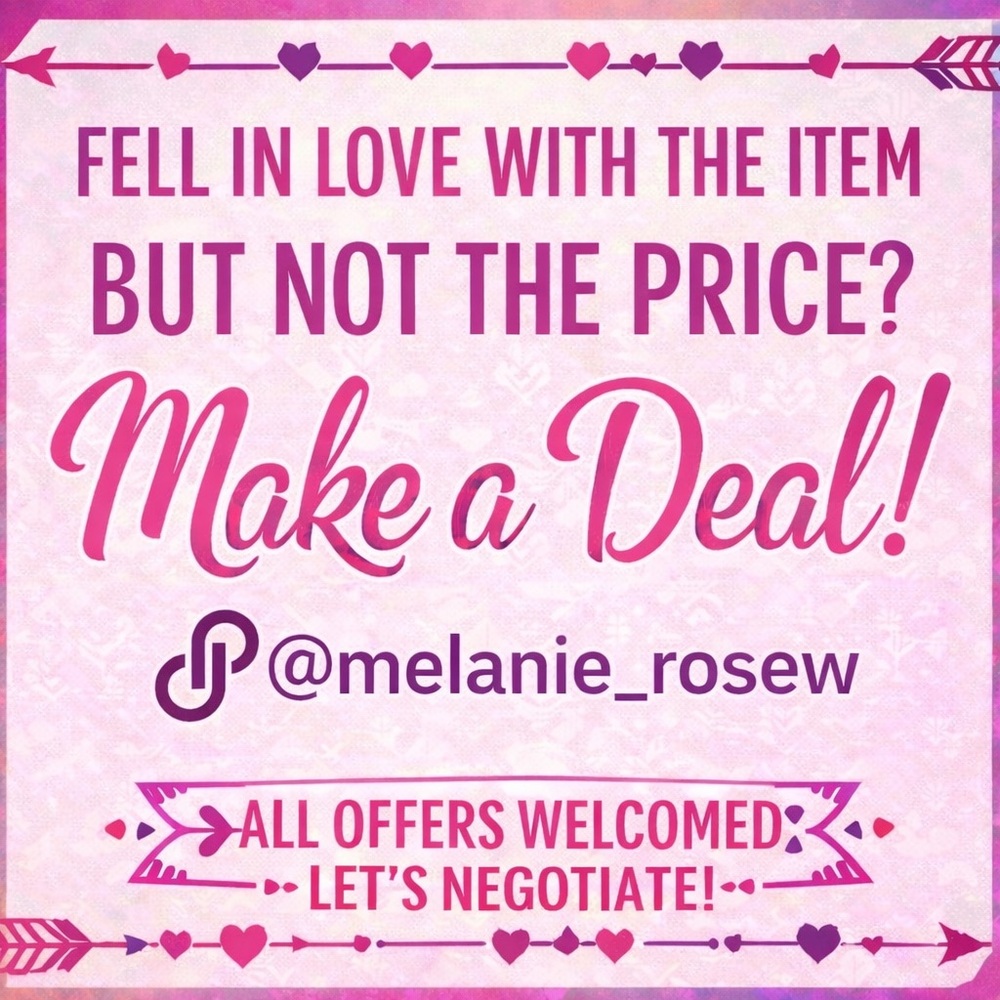 ✨🔥Like the item but not the price? Make me an offer! 🔥✨